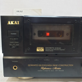 Проигрыватель кассетный AKAI GX-75mk Ⅱ, дефект с декой (в описании). Япония. Картинка 5